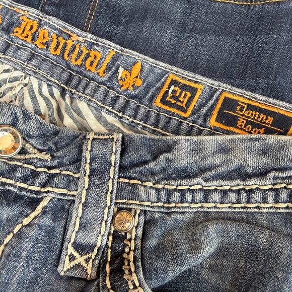 Rock Revival Donna Boot Cutoff Hot Shorts Size 29 - Picture 3 of 6